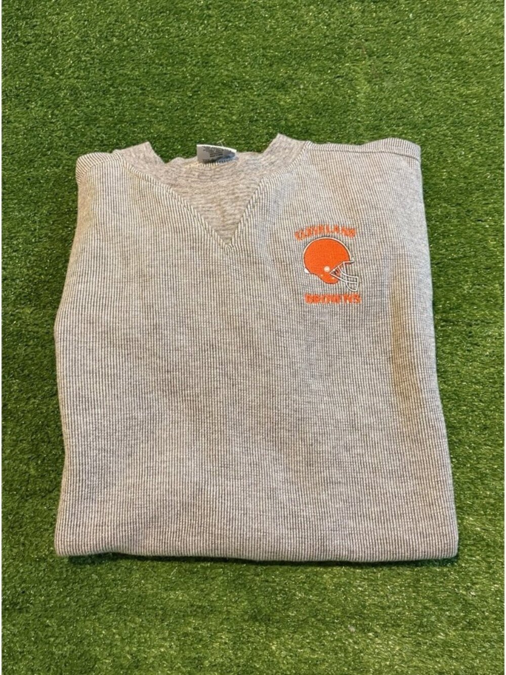 Vintage Cleveland Browns sweatshirt mens XL gray Y2K crewneck football NFL